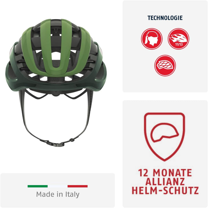 ABUS Rennradhelm AirBreaker - High-End Fahrradhelm für den professionellen Radsport - für Damen und