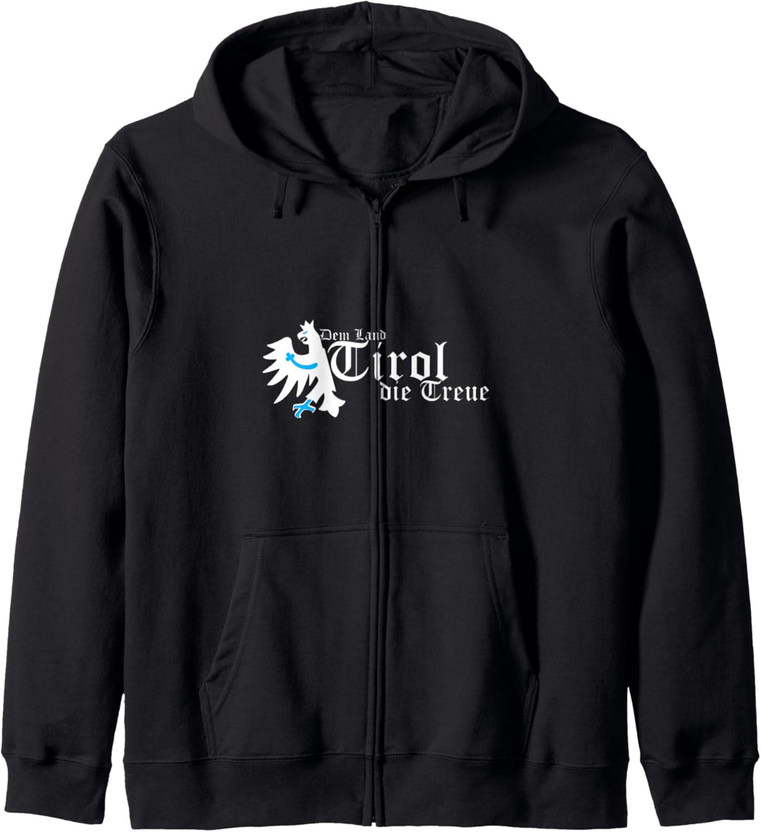Tirol Adler T-Shirt Dem Land Tirol die Treue! Damen & Herren Kapuzenjacke