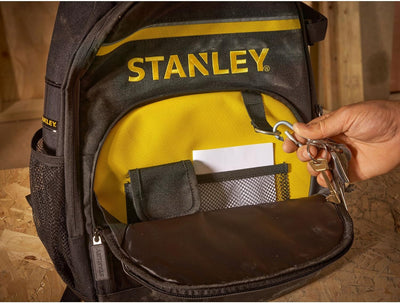 Stanley Werkzeugrucksack (35 x 44 x 16 cm, robustes 600 x 600 Denier Nylon, tragbarer Innenteiler, e