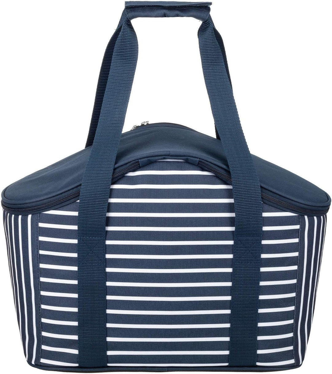 anndora Kühltasche 20 Liter - Farbwahl blau weiss navy, blau weiss navy