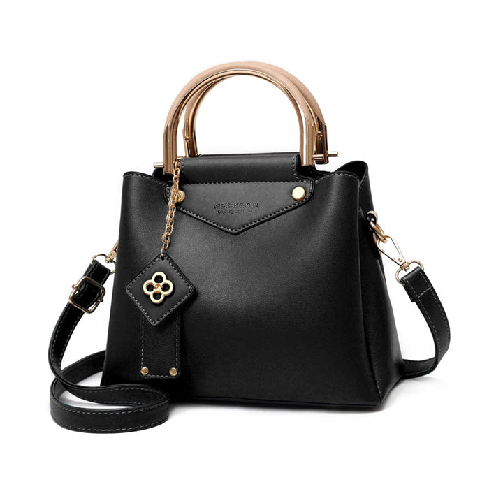 PORRASSO Damen Handtasche Casual Henkeltaschen Frauen Beuteltasche Schultertasche Wasserdicht PU Led