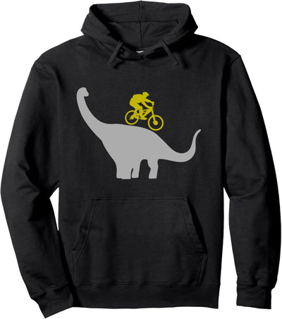 Mountainbike T-Rex Dinosaurier für Downhill Mountainbiker Pullover Hoodie