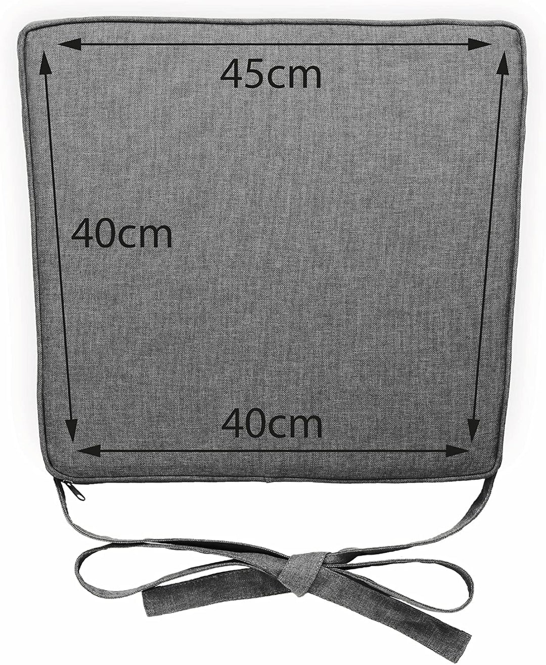 sunnypillow 4er Set Stuhlkissen 40 x 45 x 5cm | Polsterauflage Auflage für Stühle/Rattanstühle | Stu
