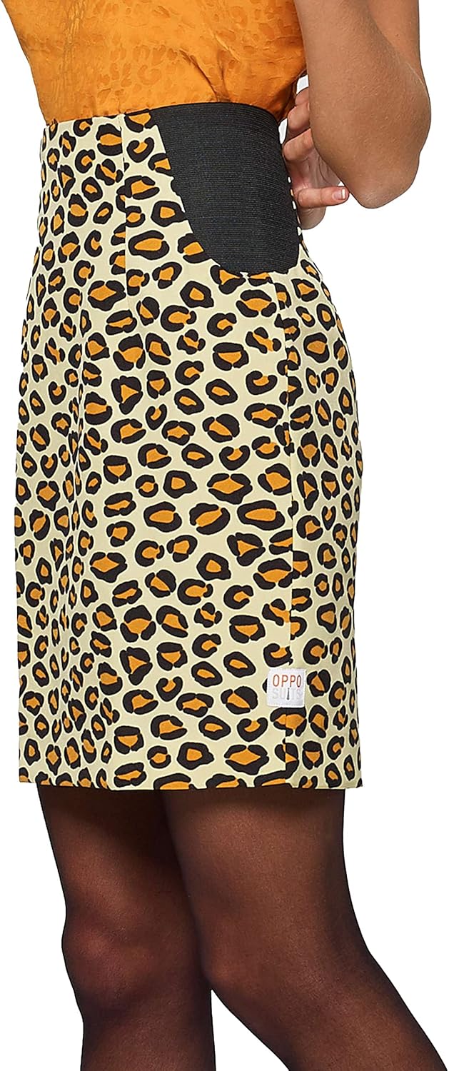 OppoSuits - Verrückter Anzug mit lustigen Prints für Damen - Komplettes Set: Jacke und Rock 34 Lady