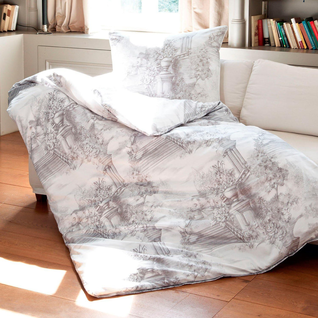 Janine White Dreams Mako-Satin-Bettwäsche, 4607, 155x220 + 1x 80x80