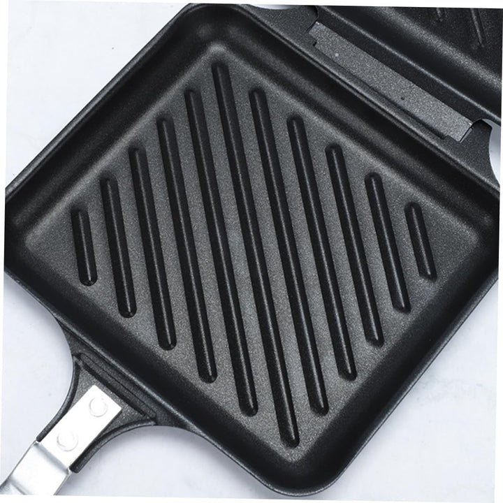 BESPORTBLE Antihaft Sandwich Backform aus Beschichtetem Metall Doppelseitige Frühstücksmaschine für