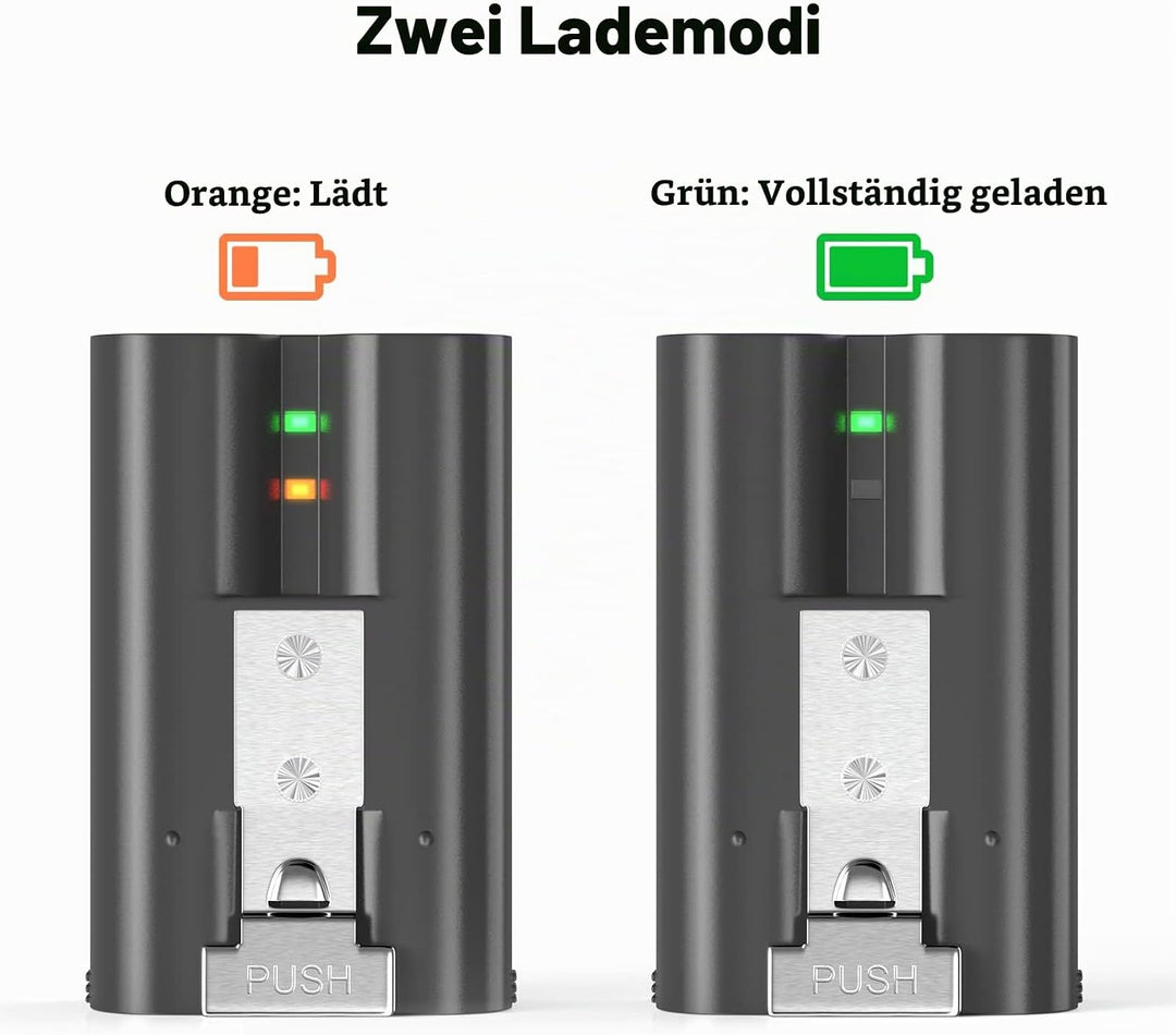 Ersatzakku mit Ring, 3.65V 6040mAh Akku Für Türklingel Kamera 2/3/3+/4, Stick-up,Spotlight Batterien