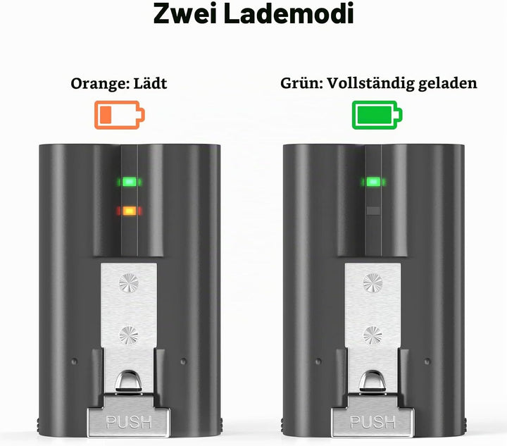 Ersatzakku mit Ring, 3.65V 6040mAh Akku Für Türklingel Kamera 2/3/3+/4, Stick-up,Spotlight Batterien