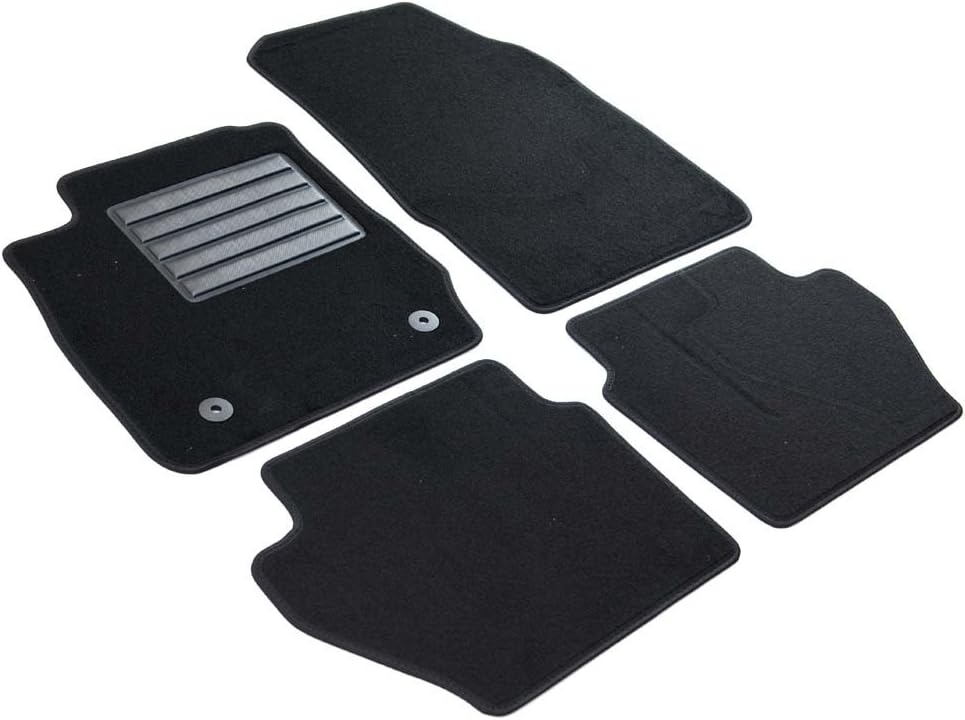 MDM SP-4220 Fussmatten Velours Autoteppich passend für Ford Fiesta VI Trend Titanium 2011>06.2017 Fi