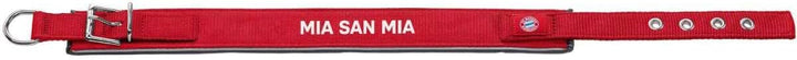 Hunter NEOPREN REFLECT FC Bayern München Hundehalsband, M-L (55), rot/grau Rot M-L (55), Rot M-L (55