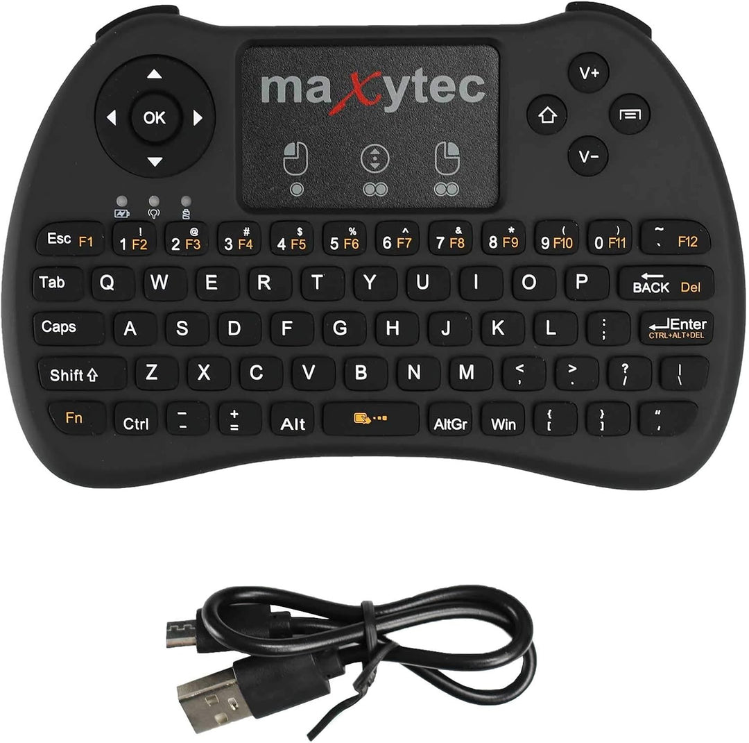 S80 Mini-Tastatur Wireless mit Touchpad, Beleuchtet für Smart TV, HTPC, IPTV, Android TV-Box, X Box
