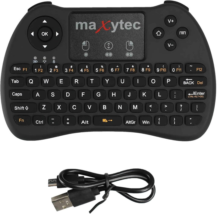 S80 Mini-Tastatur Wireless mit Touchpad, Beleuchtet für Smart TV, HTPC, IPTV, Android TV-Box, X Box