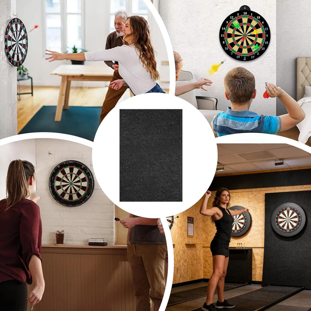 Wandschutz Für Dartscheibe | Filzumrandung Rückwand | Wandschutz Für Dartscheiben - Für Erwachsene S