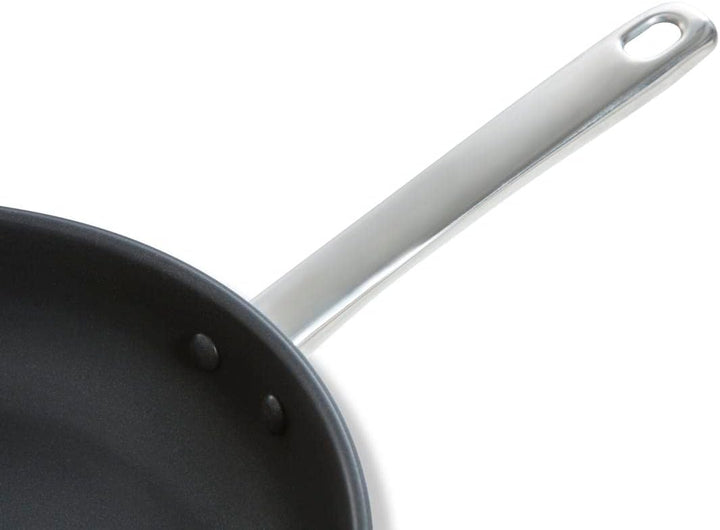 BK Cookware Allround Satinierte Edelstahl-Keramik-Antihaft-Pfanne (28 cm) mit Deckel, induktionsgeei