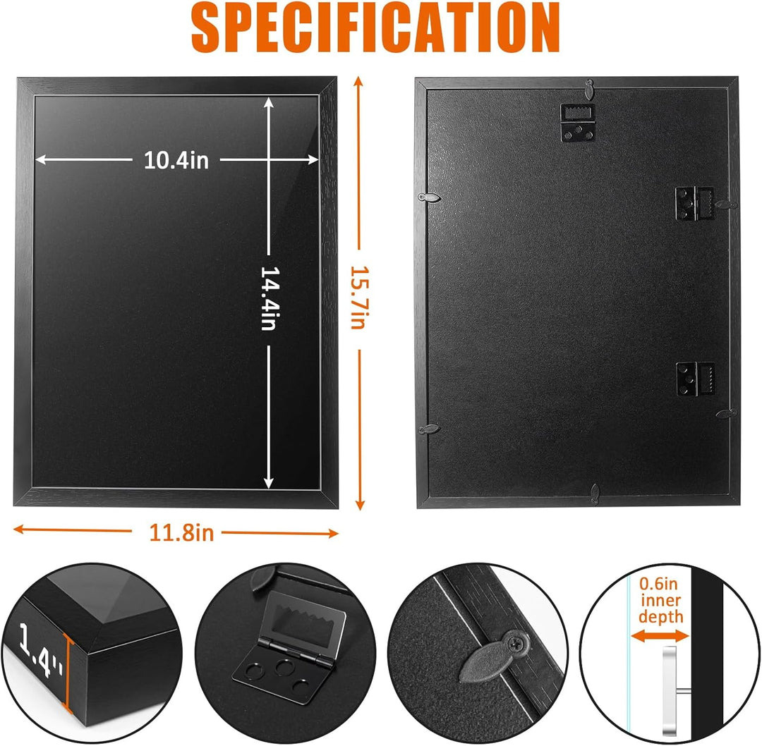 tutata 12x16 Pin Vitrine Emaille Pin Display Rahmen Pin Collection Display Shadow Box für Wanddispla