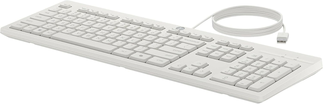 HP 225 - Tastatur-und-Maus-Set - 100% - Full Size - USB - QWERTZ - Deutsch - Cashmere White