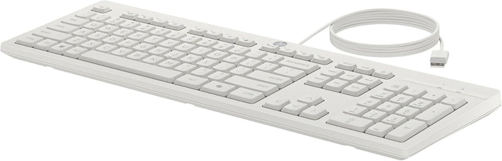 HP 225 - Tastatur-und-Maus-Set - 100% - Full Size - USB - QWERTZ - Deutsch - Cashmere White