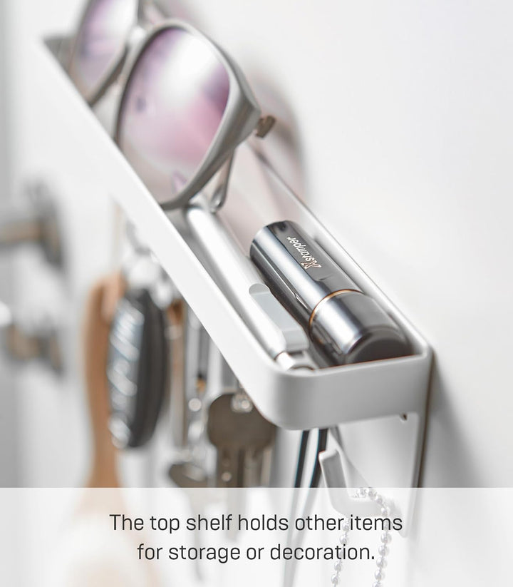 Magnetic key hook with tray - Smart - white Weiss, Weiss