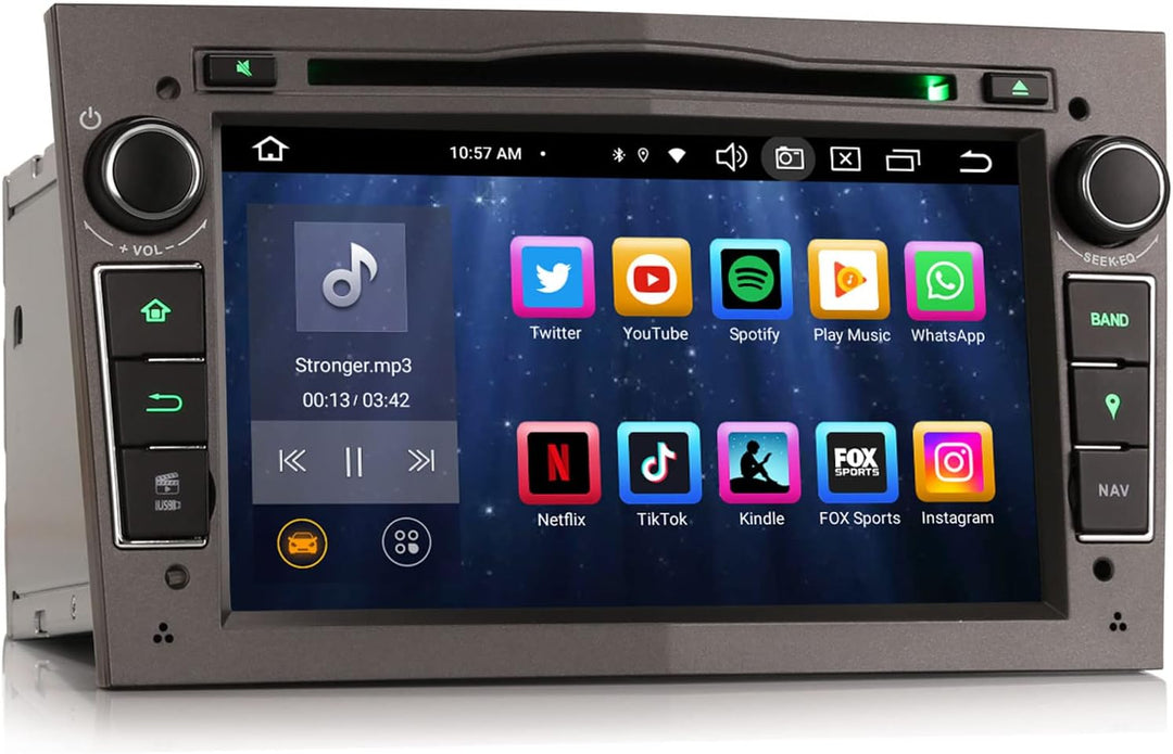 GONFEN 7 Zoll 8-Kern Android 12 Autoradio mit Bluetooth GPS Navigation, Passt für Opel Vauxhall Astr
