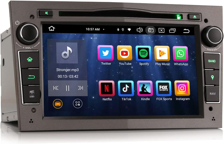GONFEN 7 Zoll 8-Kern Android 12 Autoradio mit Bluetooth GPS Navigation, Passt für Opel Vauxhall Astr
