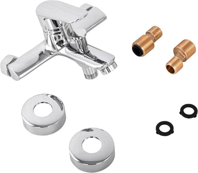 'aquaSu® Wannenarmatur Fera mit Umsteller, Typ 1/2 '' Brauseabgang unten, Wandbefestigung, Standard