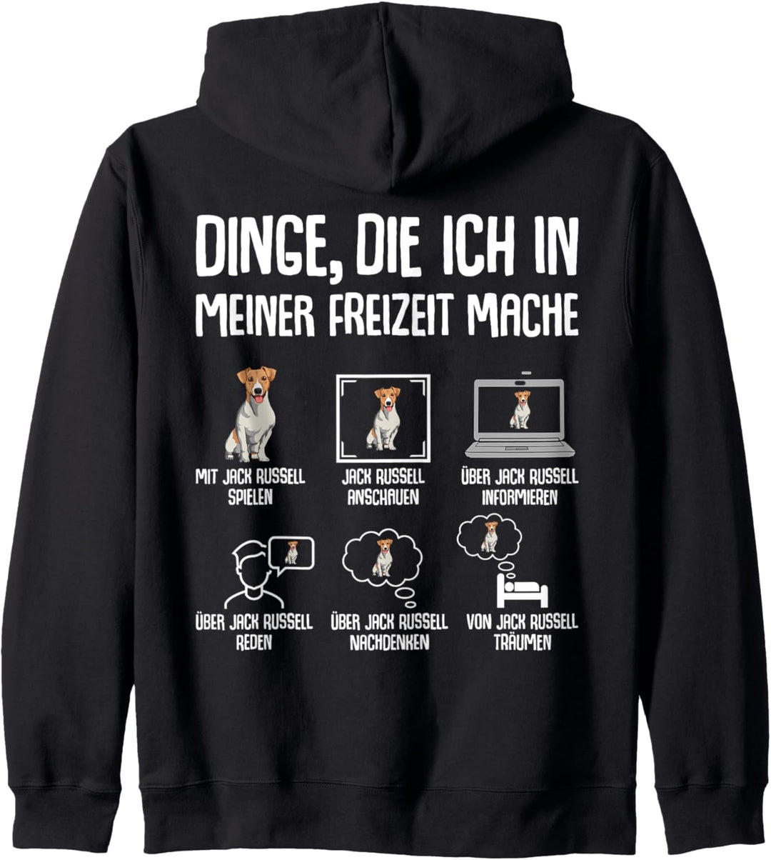 Jack Russell Terrier Hund Kapuzenjacke