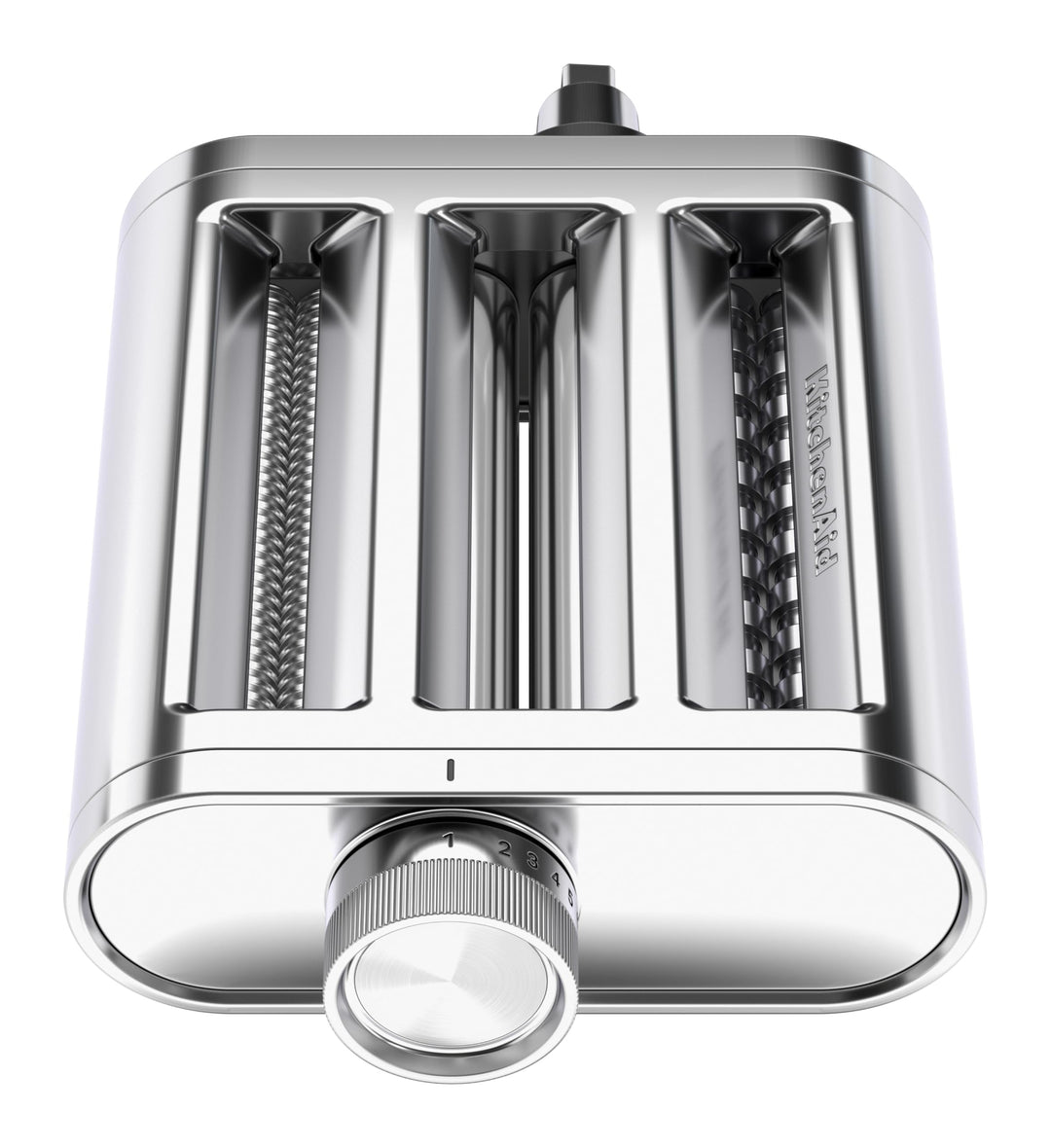 KitchenAid Metall 3-in-1 Nudelvorsatz 5KSM3MPA, Nudelroller, Schneider, enthält Nudelwalze, Spaghett
