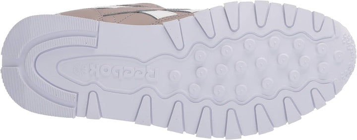 Reebok Damen Classic LeatherSneaker 45.5 EU Boulder Grey White Vector Red