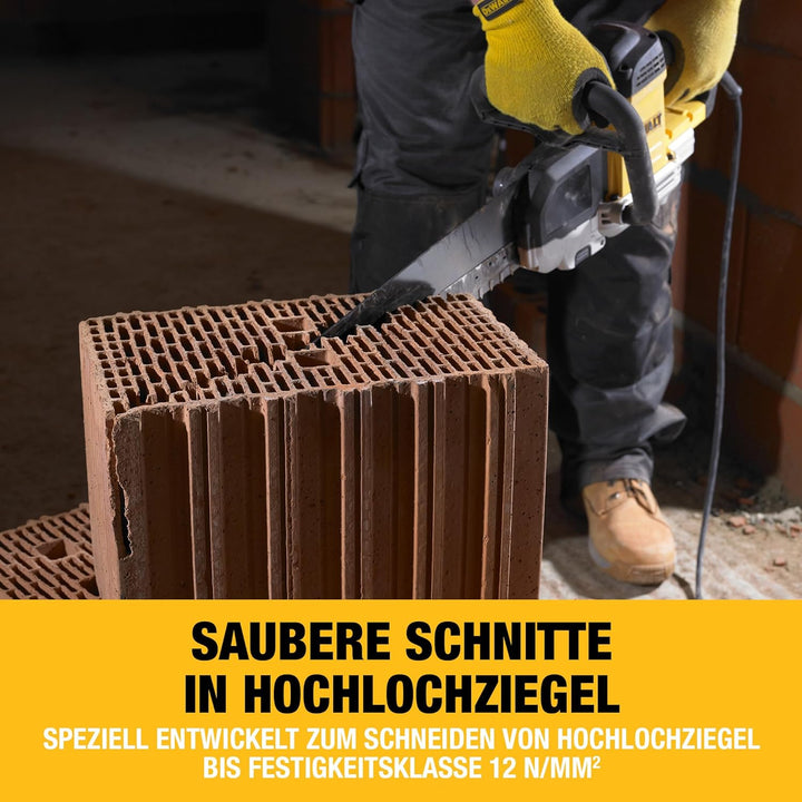 DeWalt Alligator- Spezialsägeblätter (Arbeitslänge 430 mm, Zahnmaterial: HM, für einfache Schnitte i