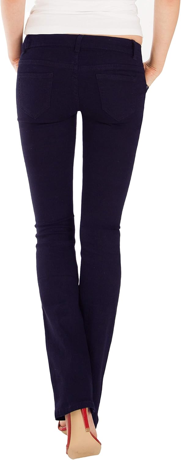 Fraternel Damen Jeans Hosen Bootcut Hüftjeans M Dunkelblau, M Dunkelblau
