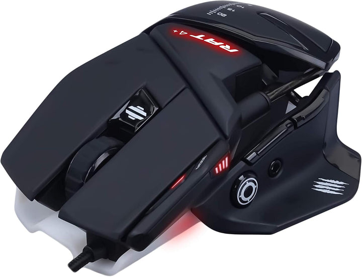 MadCatz R.A.T. 4+ Optical Gaming Mouse, Black R.A.T. 4+ Black, R.A.T. 4+ Black
