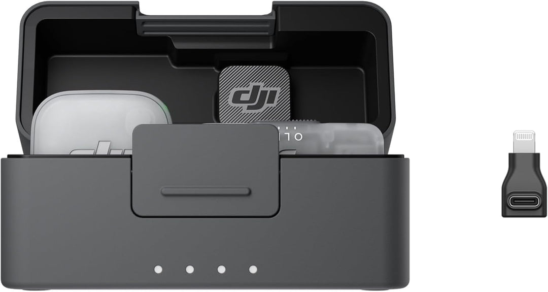 DJI Mic Mini 2S (1 TX + 1 Handy-Empfänger + Case), KI-Geräuschunterdrückung Mic Mini 2S (1 Sender +