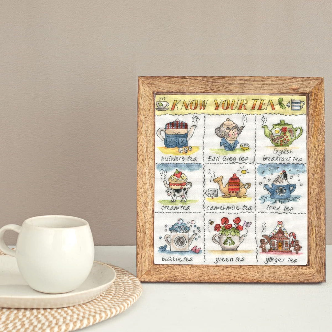 Bothy Threads Kreuzstich-Set, Motiv: Know Your Tea
