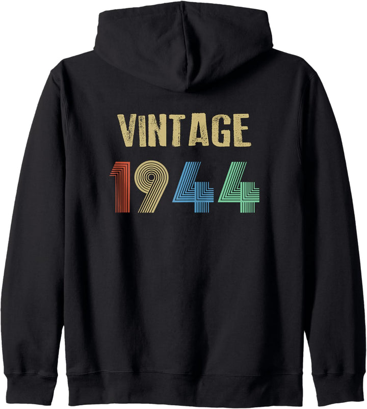 1944 Vintage Geburtstag Kapuzenjacke