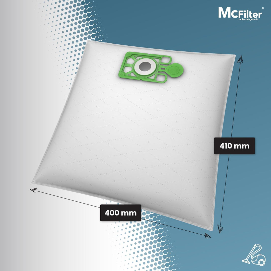 McFilter I 20 Staubsaugerbeutel geeigent für Numatic Harry, Henry, Hetty, James, Junior NVM-1CH Stau