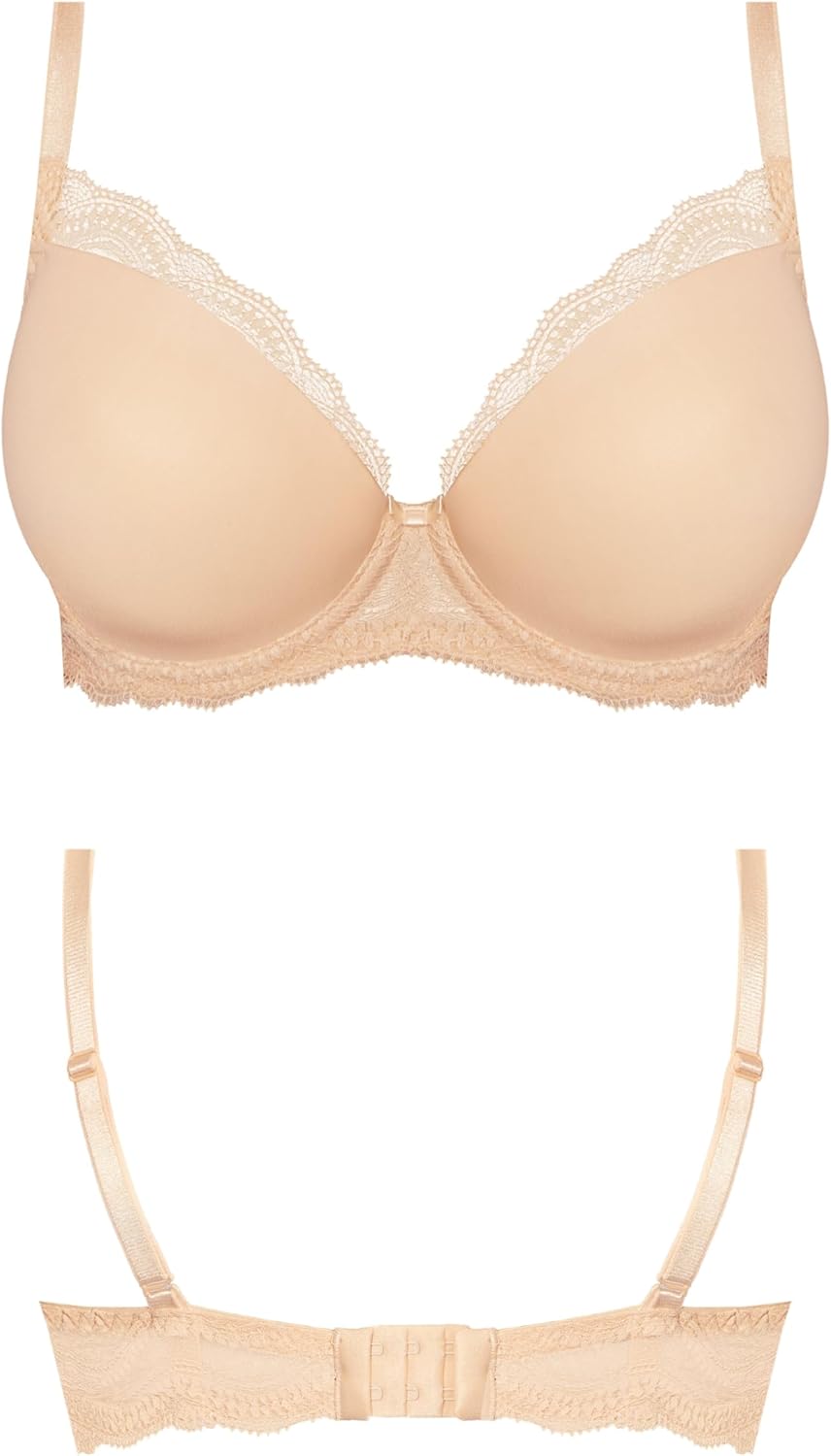 Nipplex Pepite Push-up-BH für Damen – Glatter, Gepolsterter BH mit Spitze – Dekolleté-Enhancer-BH –