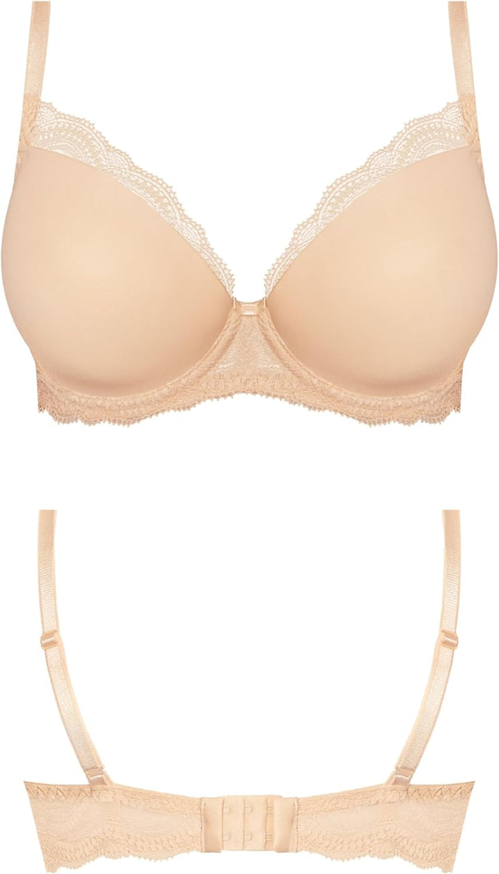 Nipplex Pepite Push-up-BH für Damen – Glatter, Gepolsterter BH mit Spitze – Dekolleté-Enhancer-BH –