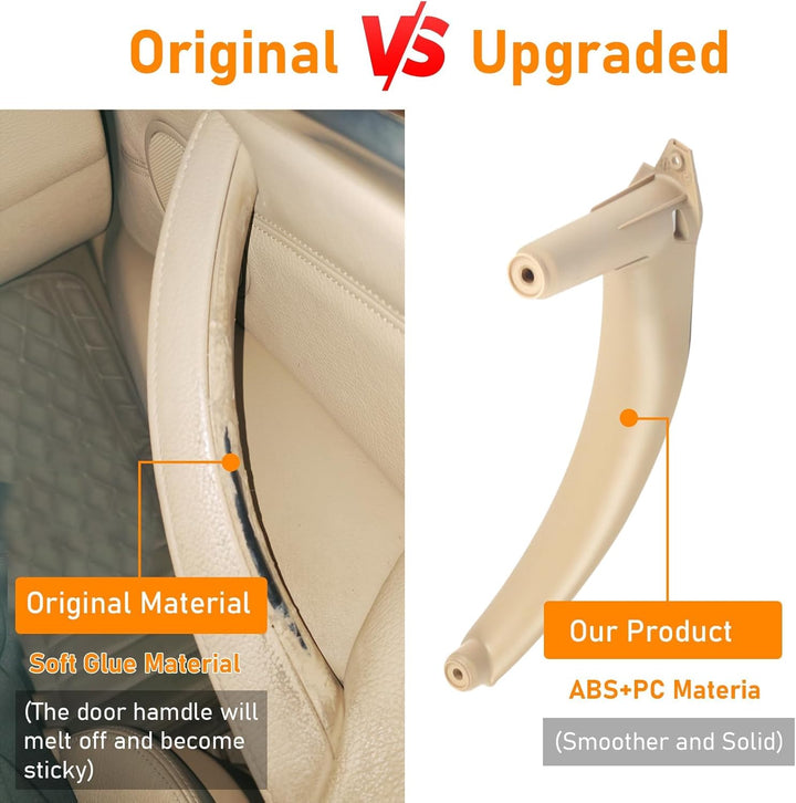 Altsbaos 3 PCS Kompatibel mit Türgriff bmw X5 E70 2008-2013,X6 E71/E72 2008-2014 Handgriffe links +