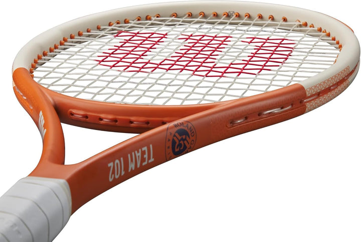 Wilson Roland-Garros Team 102 Tennis Racket 4-1/8" (1) Marineblau / Weiss, 4-1/8" (1) Marineblau / W