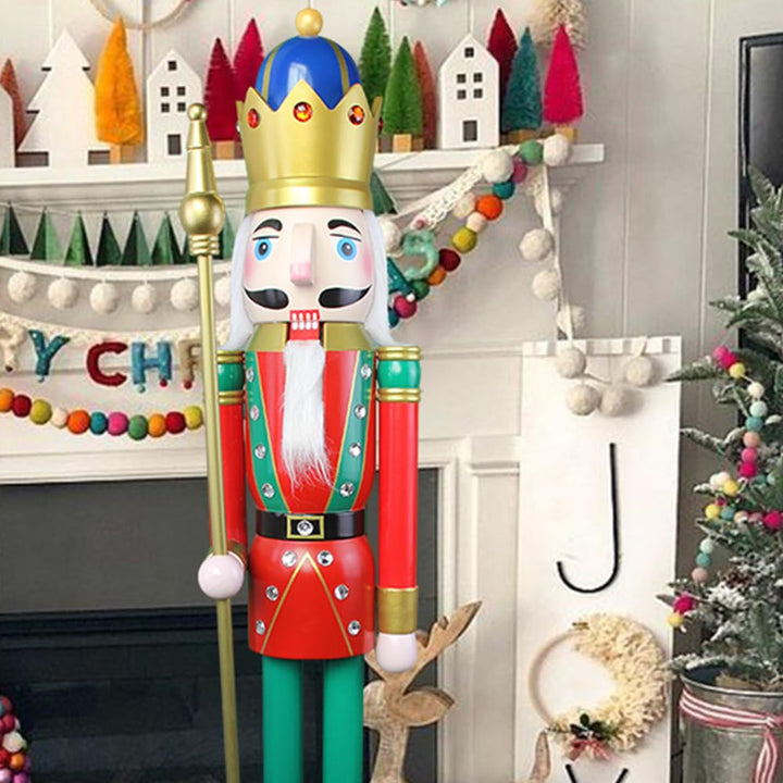 CDL L/4füsse/120cm/4ft/4fuss/120 cm Leben grösse Leben grösse grosse/Riesen Rot Weihnachten Holz Nus