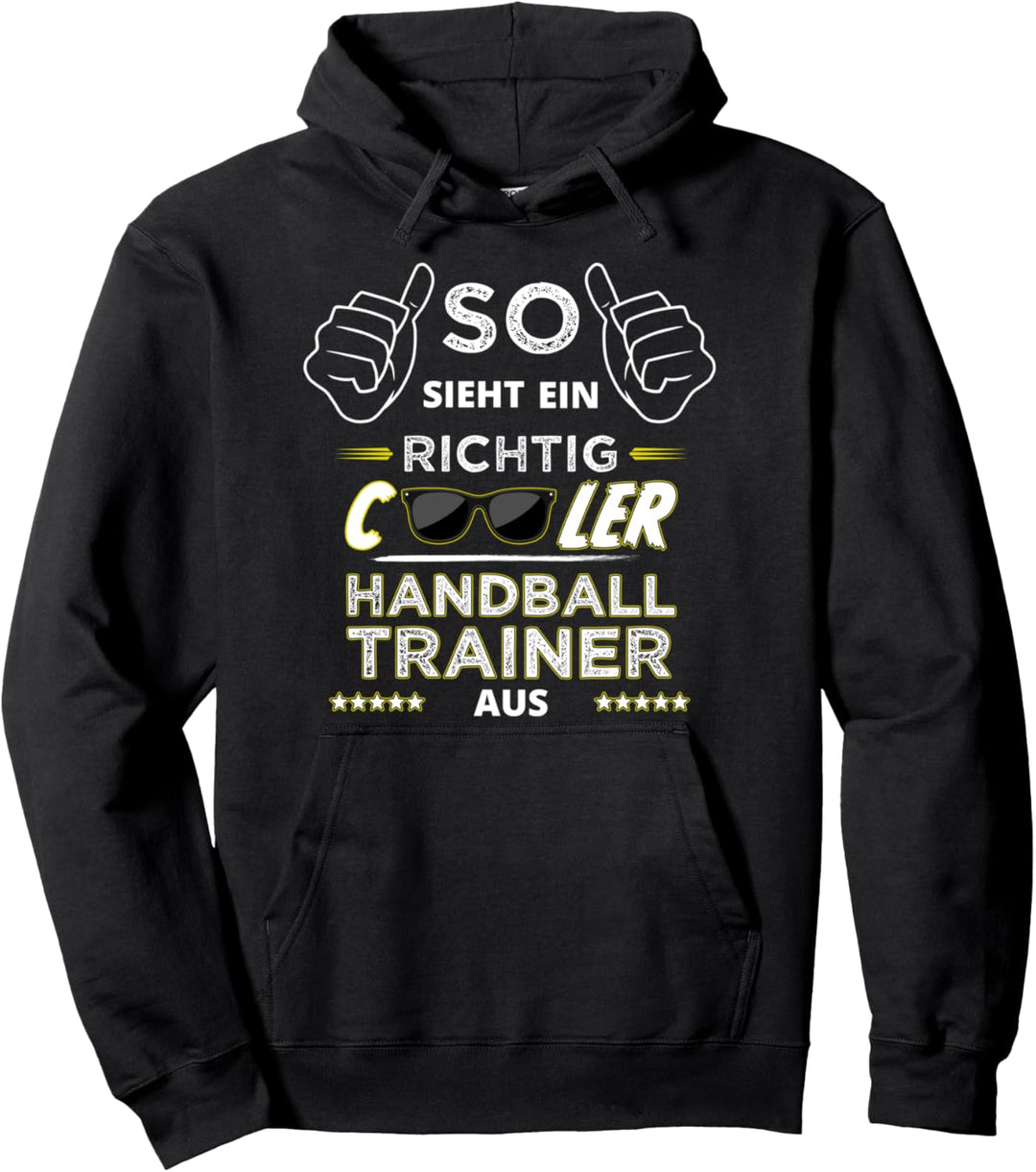 Cooler Handballtrainer Coach Best Handball Trainer Geschenk Pullover Hoodie