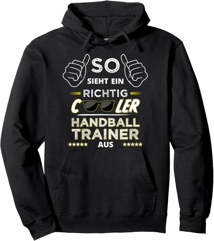 Cooler Handballtrainer Coach Best Handball Trainer Geschenk Pullover Hoodie