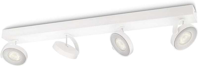 Philips myLiving LED Clockwork Spotbalken, 18W, 4-flammig, Weiss 4-flammig Weiss, 4-flammig Weiss