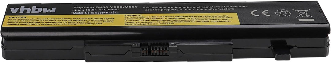 vhbw Akku kompatibel mit Lenovo ThinkPad Edge E531 (6885CMC), E535, E545, E540 Notebook (4400mAh, 10