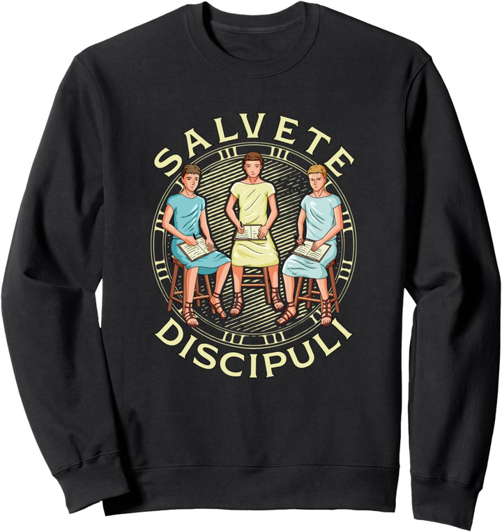 Schüler im römischen Unterricht - Latein Lehrer Sweatshirt