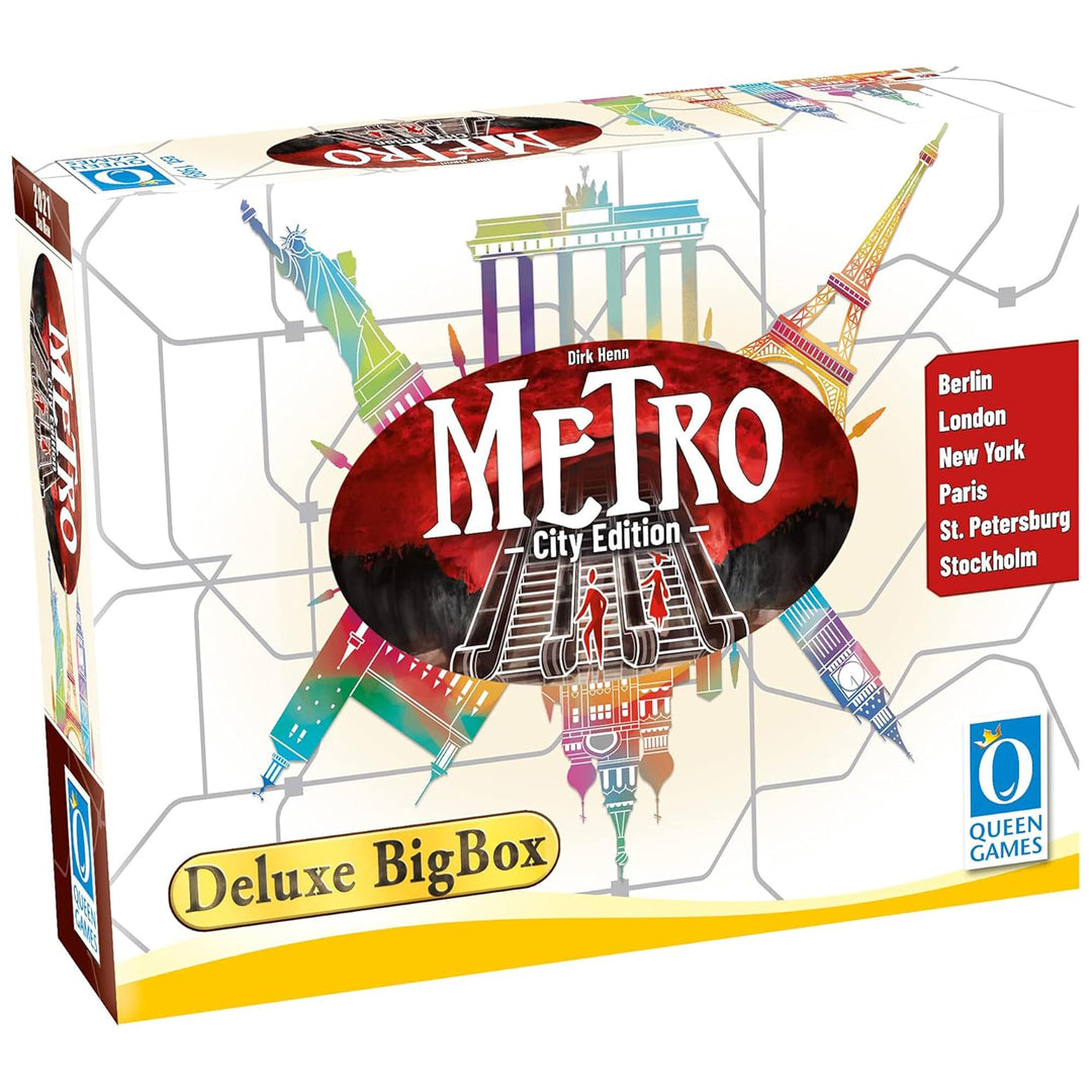Queen Games 10653 - Metro City Edition Deluxe Big Box