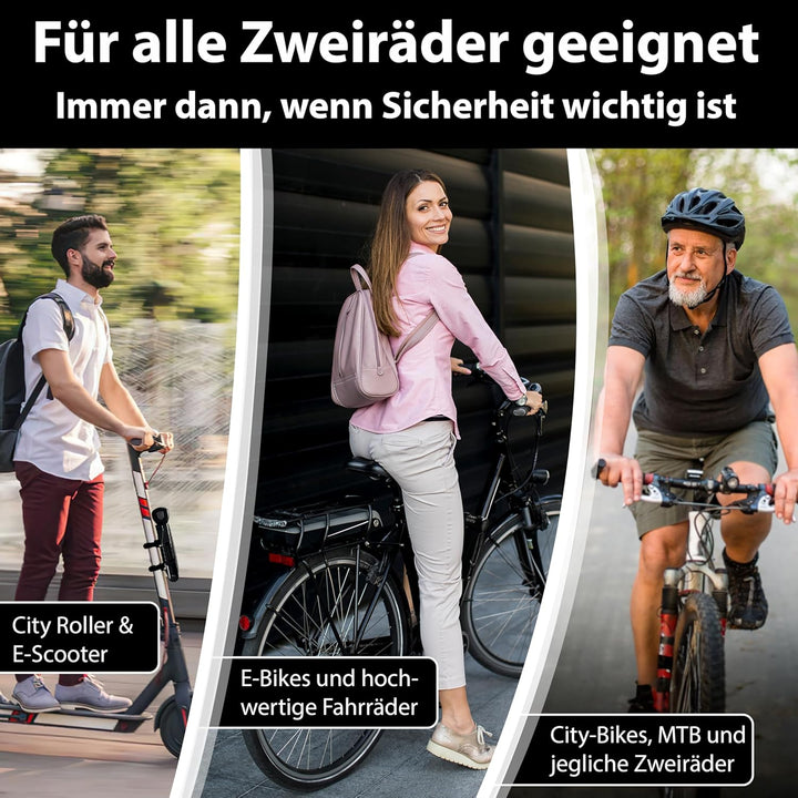 KOHLBURG [Bolzenschneider-sicheres] 110cm Faltschloss mit Zahlencode & Halterung – Fahrrad Zahlensch