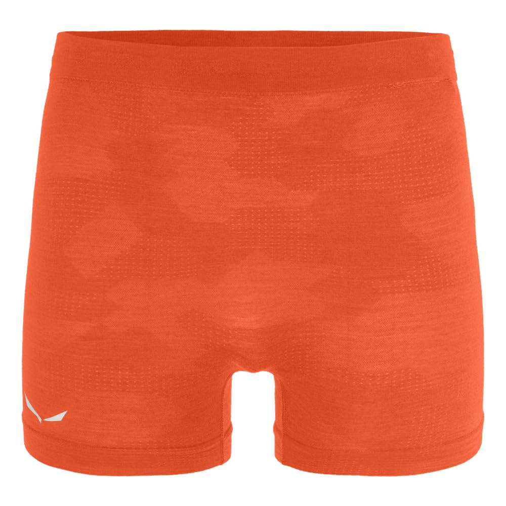 Salewa Herren Zebru Fresh Merino Responsive Boxer Men Underwear (1er Pack) XXL Red Orange, XXL Red O