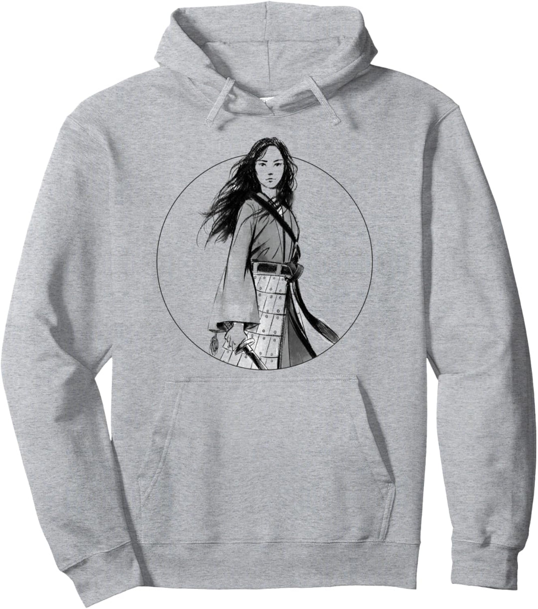 Disney Mulan Live Action Mulan Simple Portrait Pullover Hoodie