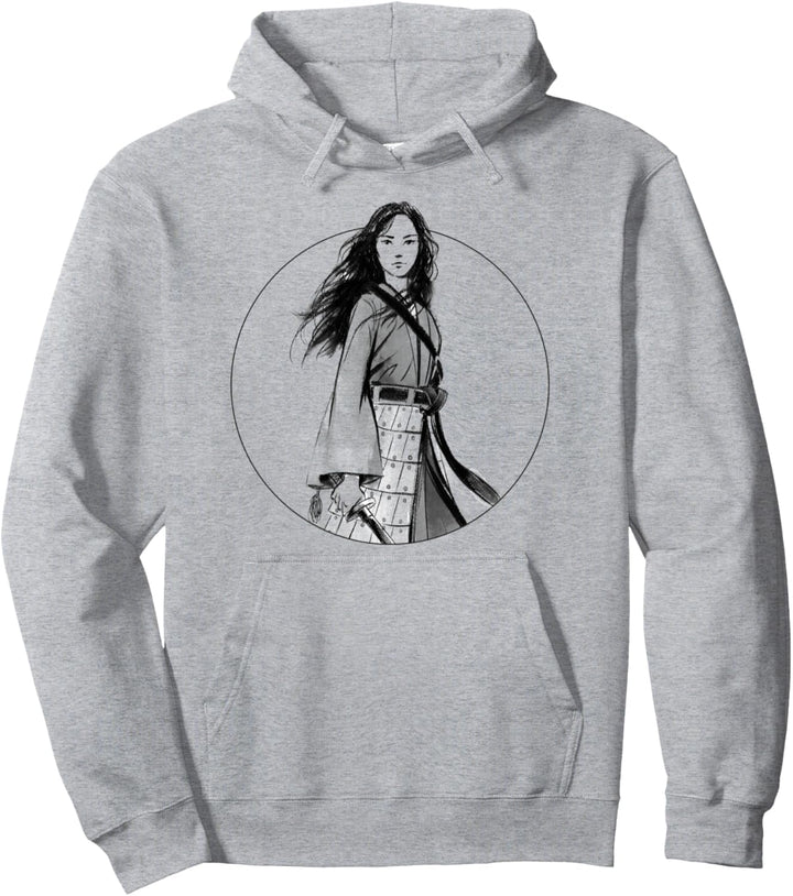 Disney Mulan Live Action Mulan Simple Portrait Pullover Hoodie